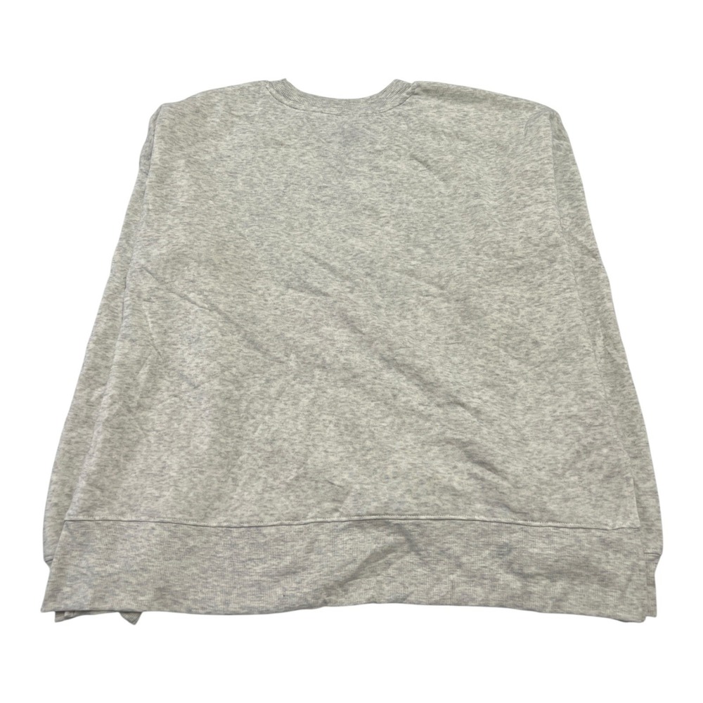 Disney Mickey and Minnie Mouse Women's Sweatshirt Light Gray Side Slits Sz XL - Picture 4 of 6